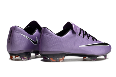 Nike Mercurial Vapor 10 FG Low-Tops Soccer Cleats - Purple/Black/White