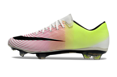 Nike Mercurial Vapor 10 FG Low-Tops Soccer Cleats - Red/Black/Yellow