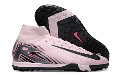 Nike Air Zoom Mercurial Superfly 10 Elite TF High-Tops Soccer Shoes - Pink/Black