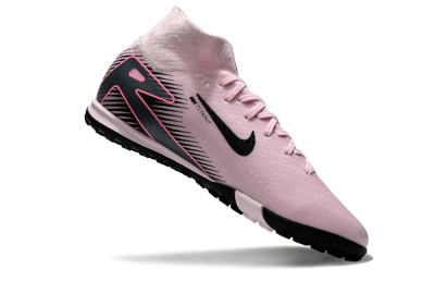 Nike Air Zoom Mercurial Superfly 10 Elite TF High-Tops Soccer Shoes - Pink/Black