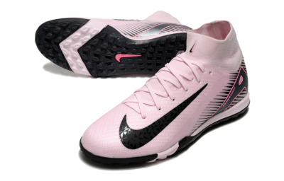 Nike Air Zoom Mercurial Superfly 10 Elite TF High-Tops Soccer Shoes - Pink/Black