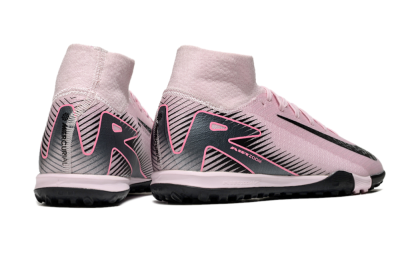 Nike Air Zoom Mercurial Superfly 10 Elite TF High-Tops Soccer Shoes - Pink/Black