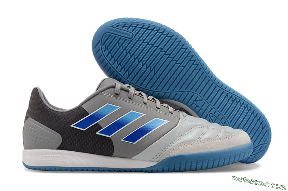 Adidas Top Sala Competition IC Low-Tops Soccer Shoes - Grey/Blue/White 0
