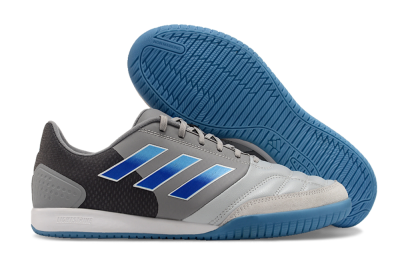 Adidas Top Sala Competition IC Low-Tops Soccer Shoes - Grey/Blue/White