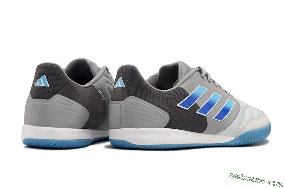 Adidas Top Sala Competition IC Low-Tops Soccer Shoes - Grey/Blue/White 6