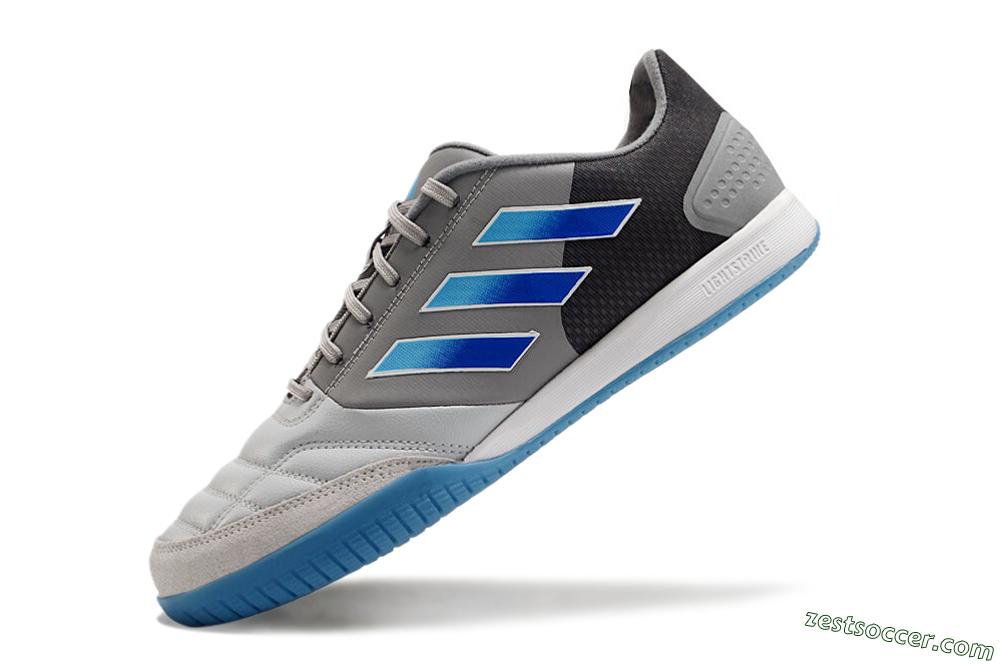 Adidas Top Sala Competition IC Low-Tops Soccer Shoes - Grey/Blue/White 5