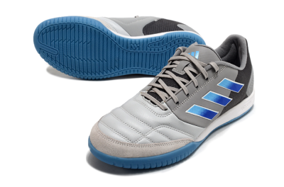 Adidas Top Sala Competition IC Low-Tops Soccer Shoes - Grey/Blue/White