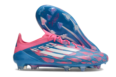 Adidas F50 Elite FG Low-Tops Soccer Cleats - Blue/Red/White