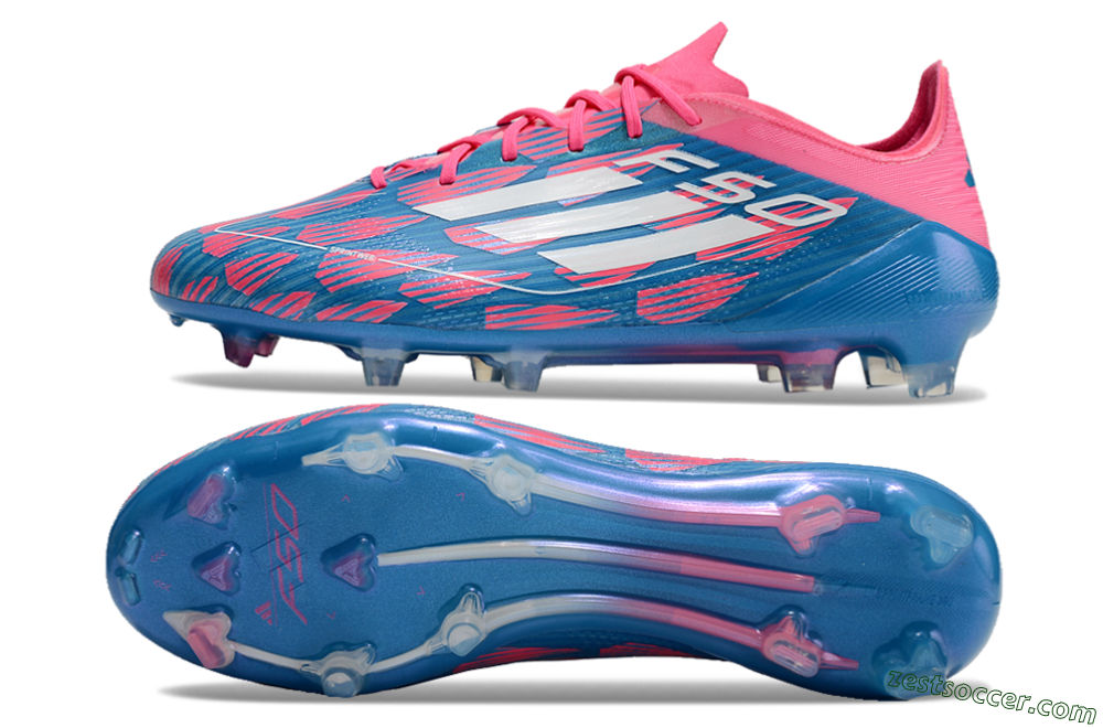 Adidas F50 Elite FG Low-Tops Soccer Cleats - Blue/Red/White 1