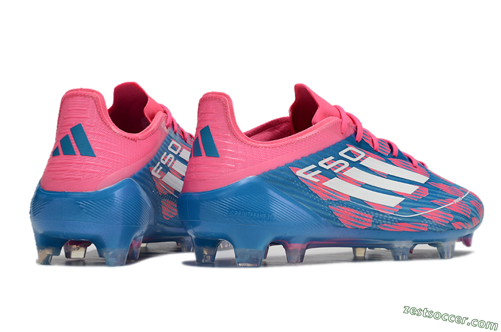 Adidas F50 Elite FG Low-Tops Soccer Cleats - Blue/Red/White 6