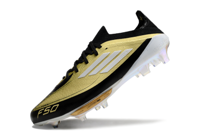 Adidas F50+ Lightstrike Pro FG Low-Tops Soccer Cleats - Gold/Black/White