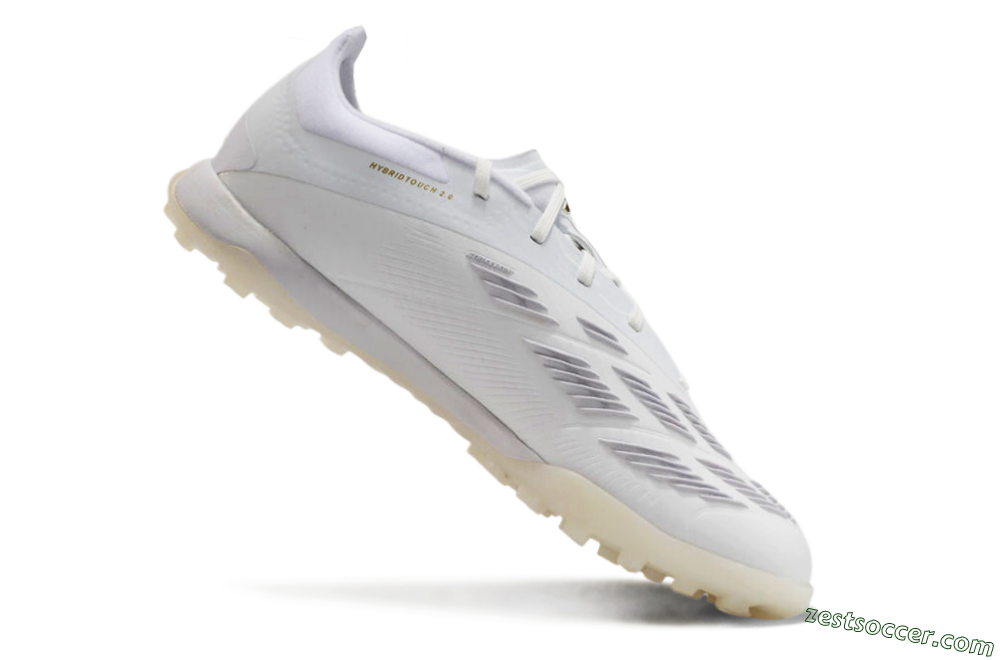 Adidas Predator 24 Elite TF Low-Tops Soccer Shoes - Beige/White/Gold 4