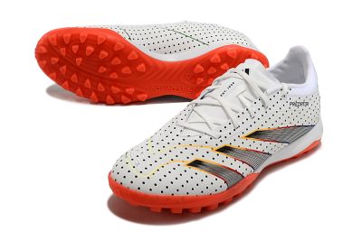 Adidas Predator 24 Elite TF Low-Tops Soccer Shoes - White/Black/Red