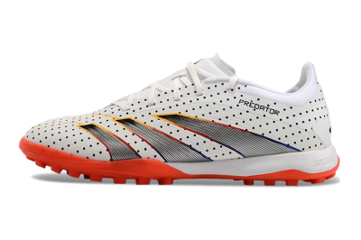 Adidas Predator 24 Elite TF Low-Tops Soccer Shoes - White/Black/Red