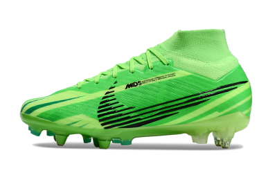 Nike Air Zoom Mercurial Superfly 9 Elite SG High-Tops Soccer Cleats - Yellow/Black/Silver