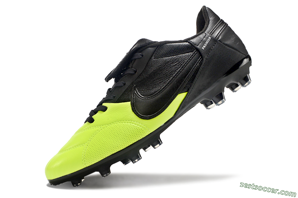 Nike The Premier 3 FG Low-Tops Soccer Cleats - Yellow/Black/White 5