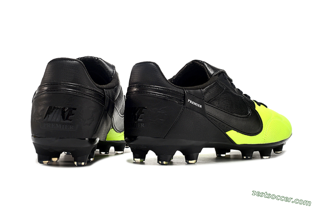Nike The Premier 3 FG Low-Tops Soccer Cleats - Yellow/Black/White 6
