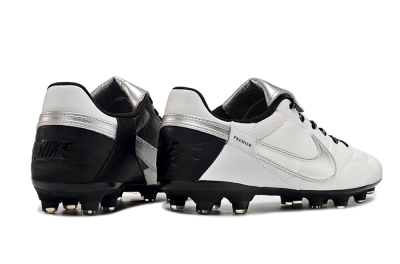 Nike The Premier 3 FG Low-Tops Soccer Cleats - Beige/Silver/Black