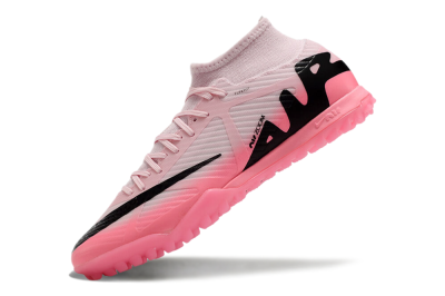 Nike Air Zoom Mercurial Superfly 9 Academy TF High-Tops Soccer Shoes - Pink/Black