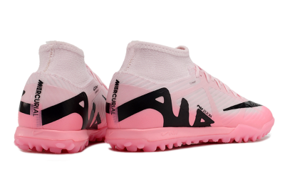 Nike Air Zoom Mercurial Superfly 9 Academy TF High-Tops Soccer Shoes - Pink/Black