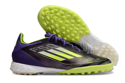 Adidas F50 Elite TF Low-Tops Soccer Shoes - Purple/Yellow/White