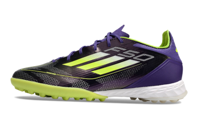 Adidas F50 Elite TF Low-Tops Soccer Shoes - Purple/Yellow/White