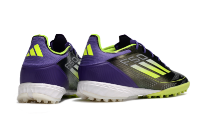 Adidas F50 Elite TF Low-Tops Soccer Shoes - Purple/Yellow/White