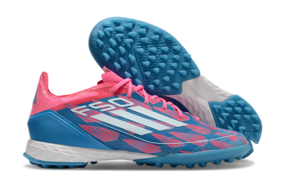 Adidas F50 Elite FG Low-Tops Soccer Cleats - Blue/Pink/White