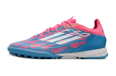 Adidas F50 Elite FG Low-Tops Soccer Cleats - Blue/Pink/White