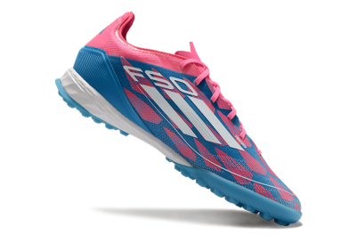 Adidas F50 Elite FG Low-Tops Soccer Cleats - Blue/Pink/White