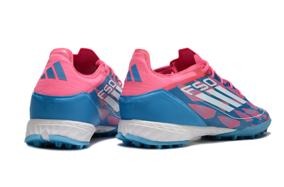 Adidas F50 Elite FG Low-Tops Soccer Cleats - Blue/Pink/White