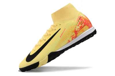 Nike Air Zoom Mercurial Superfly 10 Elite TF High-Tops Soccer Shoes - Yellow/Pink/Black