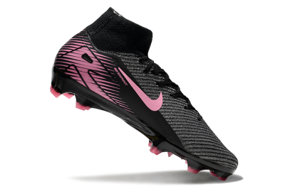 Nike Air Zoom Mercurial Superfly 10 Elite FG High-Tops Soccer Cleats - Black/Pink