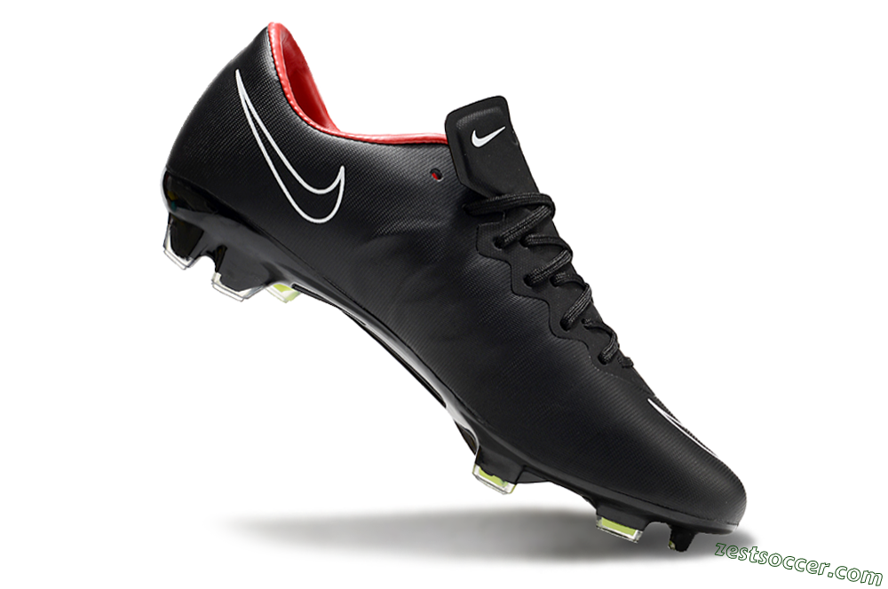 Nike Mercurial Vapor 10 FG Low-Tops Soccer Cleats - Black/White/Orange 4