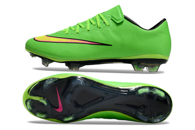 Nike Mercurial Vapor 10 FG Low-Tops Soccer Cleats - Yellow/Red/Gold