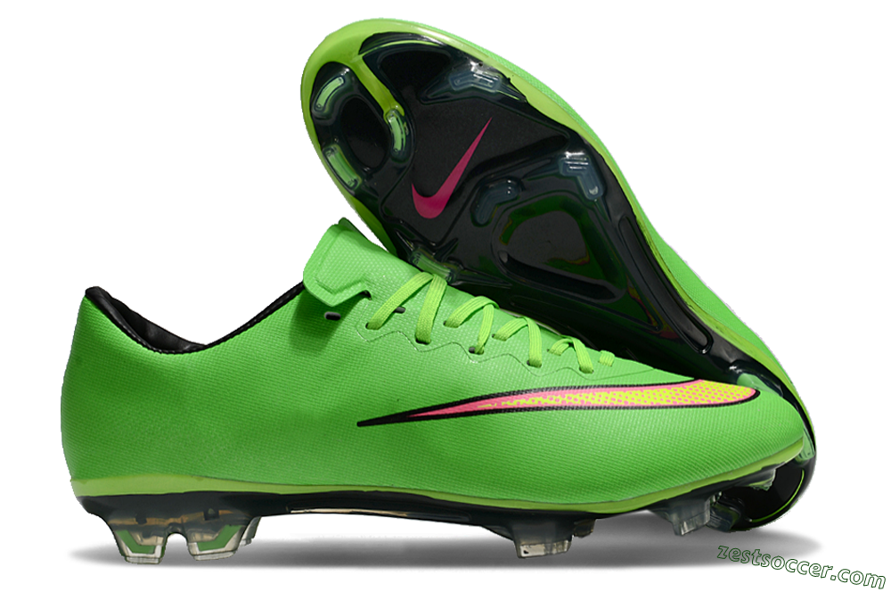 Nike Mercurial Vapor 10 FG Low-Tops Soccer Cleats - Yellow/Red/Gold 0