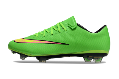 Nike Mercurial Vapor 10 FG Low-Tops Soccer Cleats - Yellow/Red/Gold