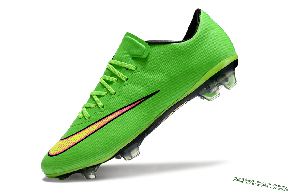 Nike Mercurial Vapor 10 FG Low-Tops Soccer Cleats - Yellow/Red/Gold 5