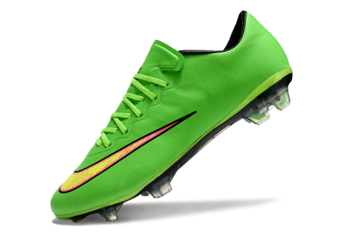 Nike Mercurial Vapor 10 FG Low-Tops Soccer Cleats - Yellow/Red/Gold
