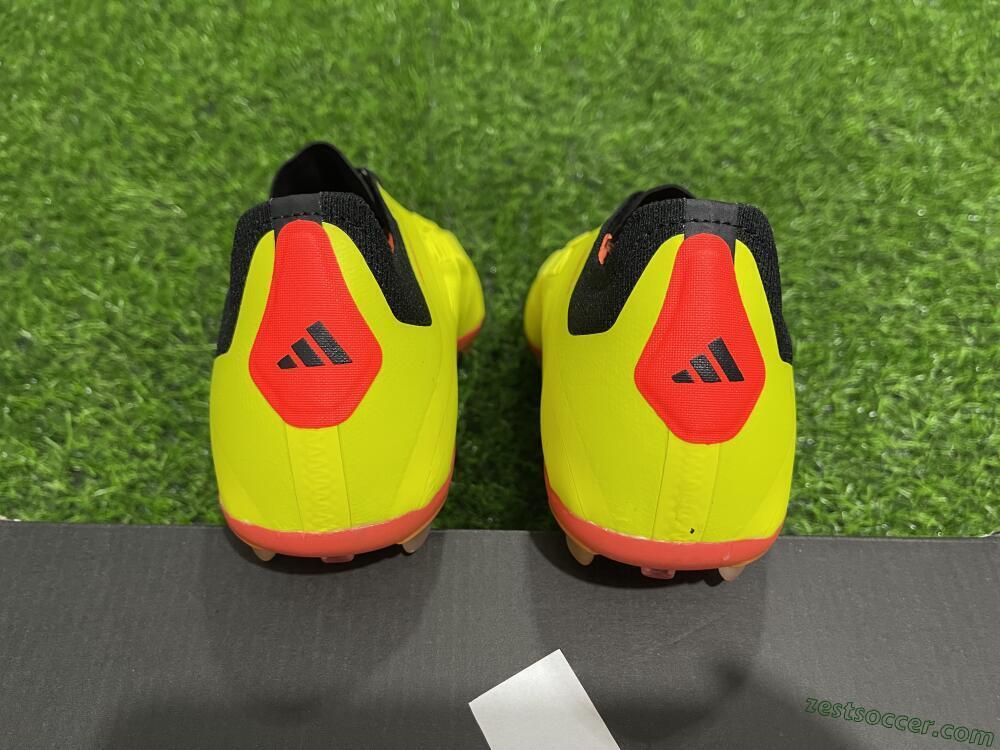 Adidas Predator 24 Elite AG Low-Tops Soccer Cleats - Yellow/Silver/Red