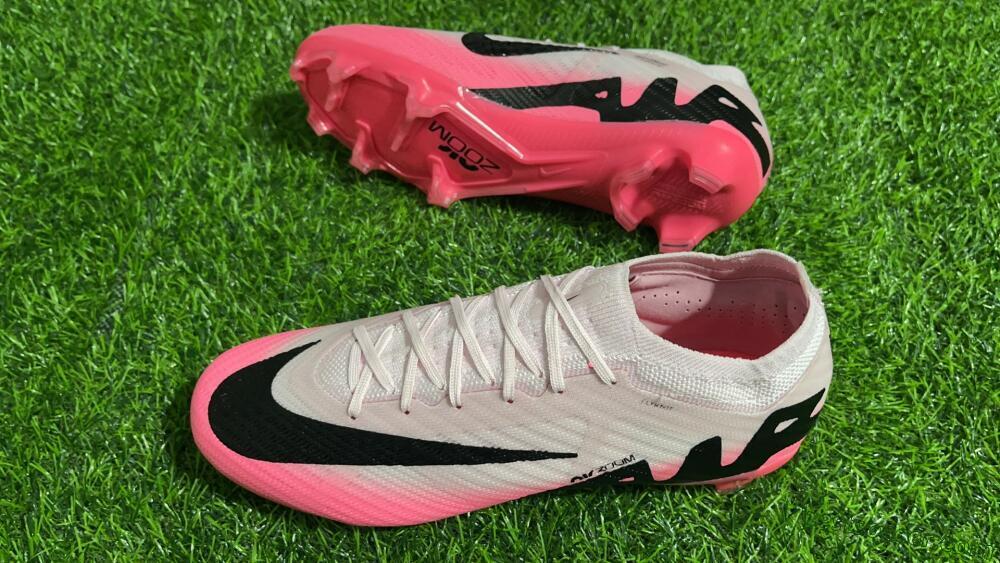 Nike Air Zoom Mercurial Vapor 15 Elite FG Low-Tops Soccer Cleats - Pink/Black