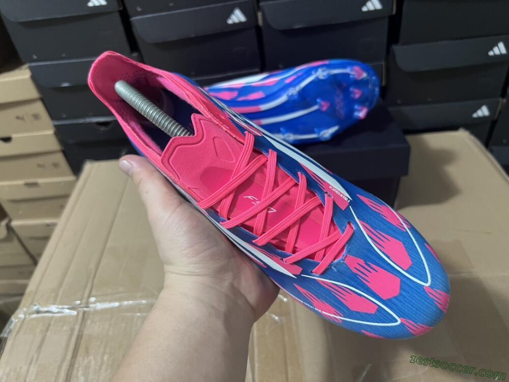 Adidas F50 Elite FG Low-Tops Soccer Cleats - Blue/Red/White