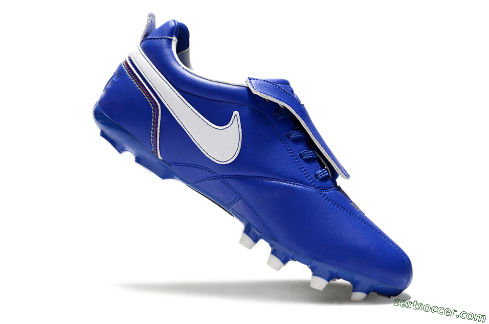 Ronaldo x Nike Tiempo Legend R10 Elite FG Low-Tops Soccer Cleats - Bule/White 4