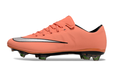 Nike Mercurial Vapor 10 Elite FG Low-Tops Soccer Cleats - Orange/White/Black