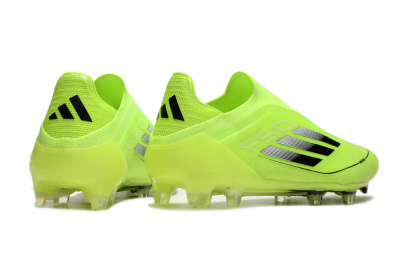 Adidas F50 Elite Laceless FG Low-Tops Soccer Cleats - Yellow/Black