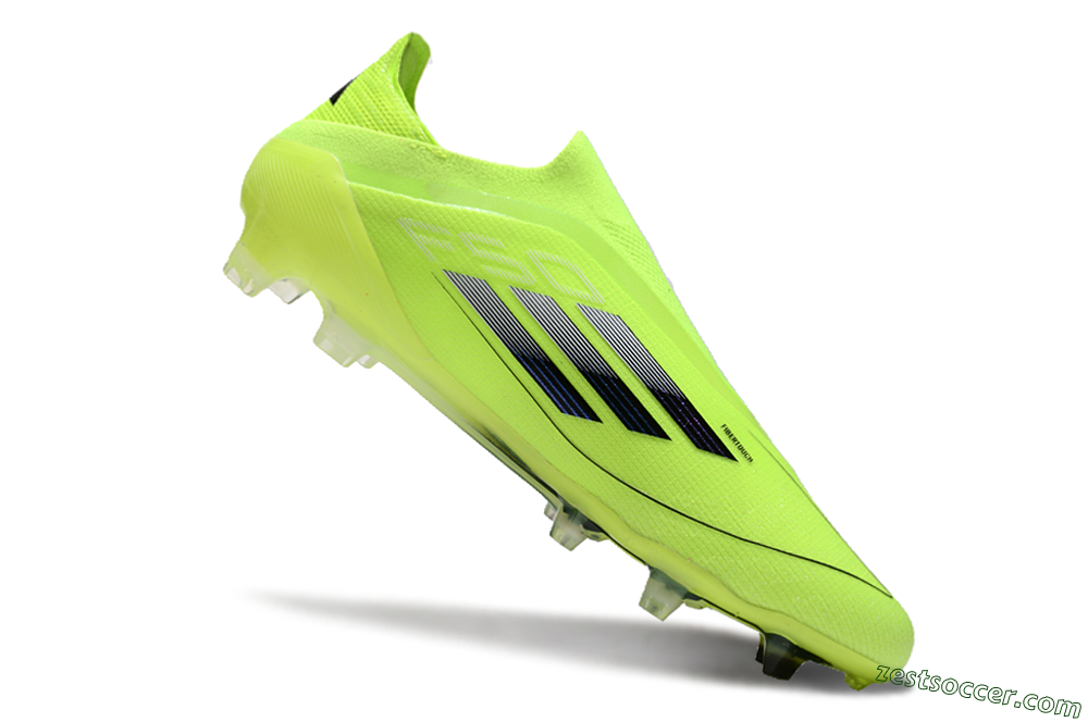 Adidas F50 Elite Laceless FG Low-Tops Soccer Cleats - Yellow/Black 5