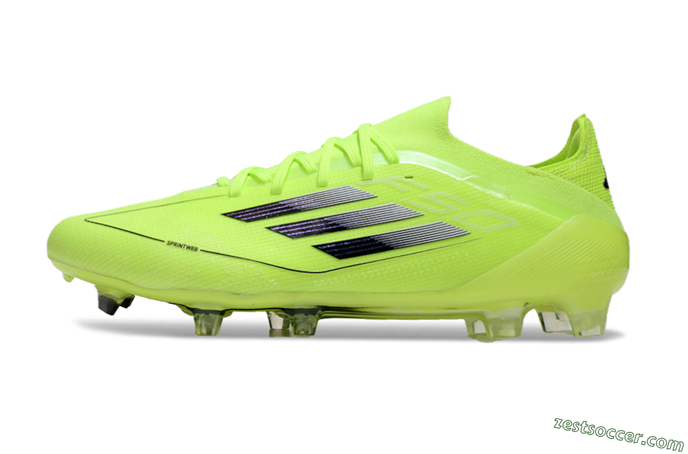 Adidas F50 Elite FG Low-Tops Soccer Cleats - Yellow/Black 2