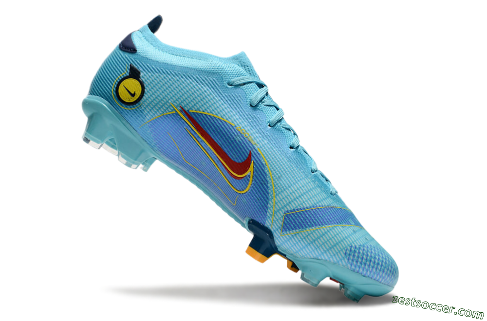 Nike Mercurial Vapor 14 Elite FG Low-Tops Soccer Cleats - Jade/Yellow/Black 5