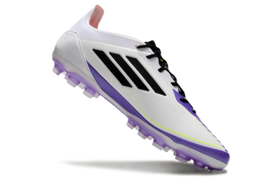Adidas F50 Elite AG Low-Tops Soccer Cleats - White/Purple/Black