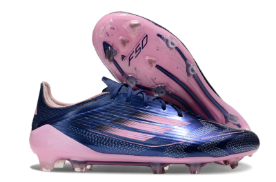 Adidas F50 Elite FG Low-Tops Soccer Cleats - Blue/Pink